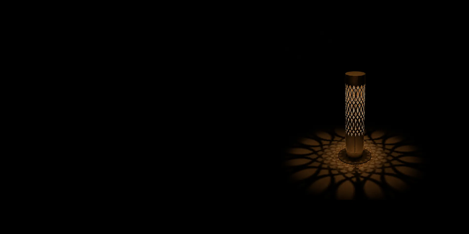 Modern outdoor lights turned off