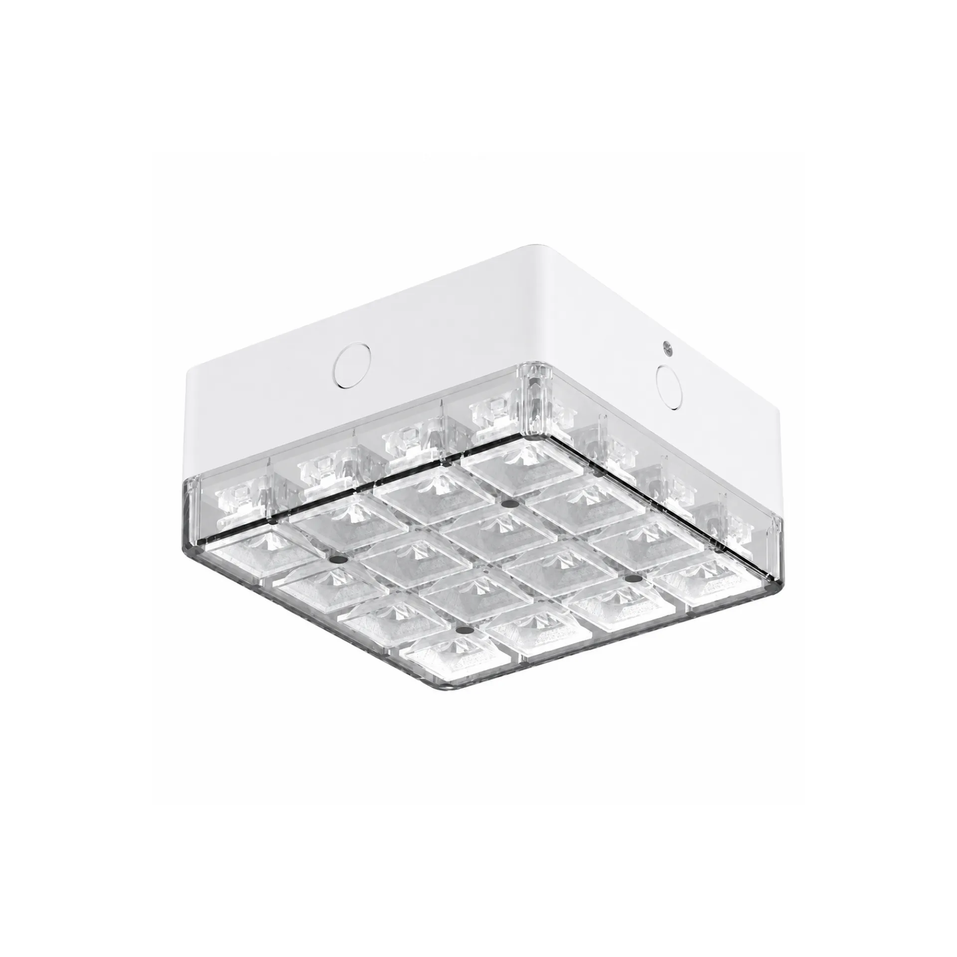 Eivissa-S square luminaire in White finish