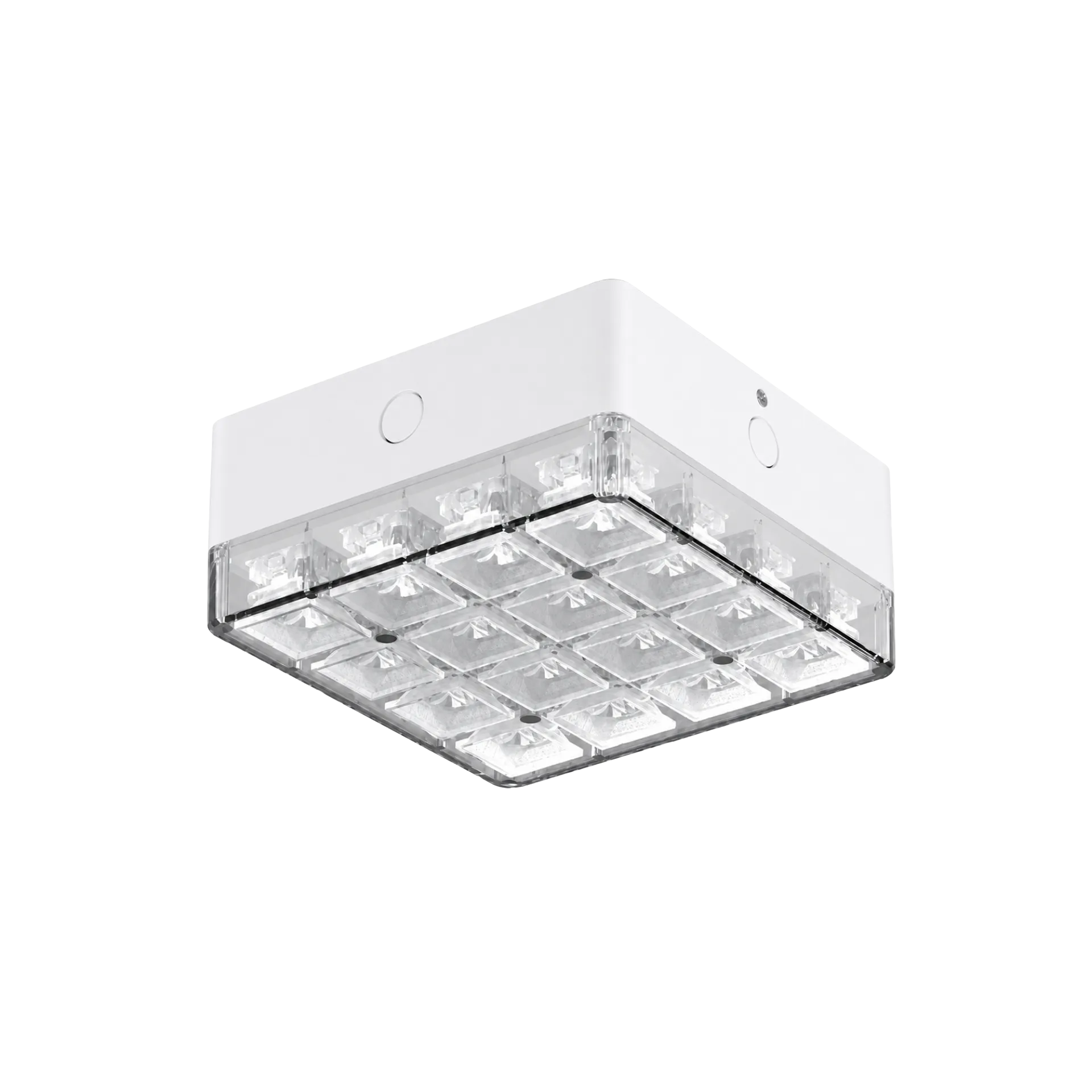White Eivissa-S square architectural luminaire